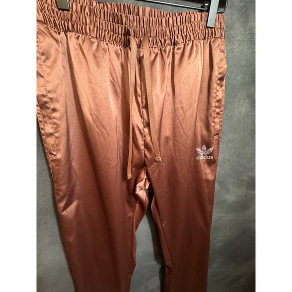 ADIDAS 2000 LUXE WIDE-LEG PANTS Earth brown Size MEDIUM - Picture 4 of 10